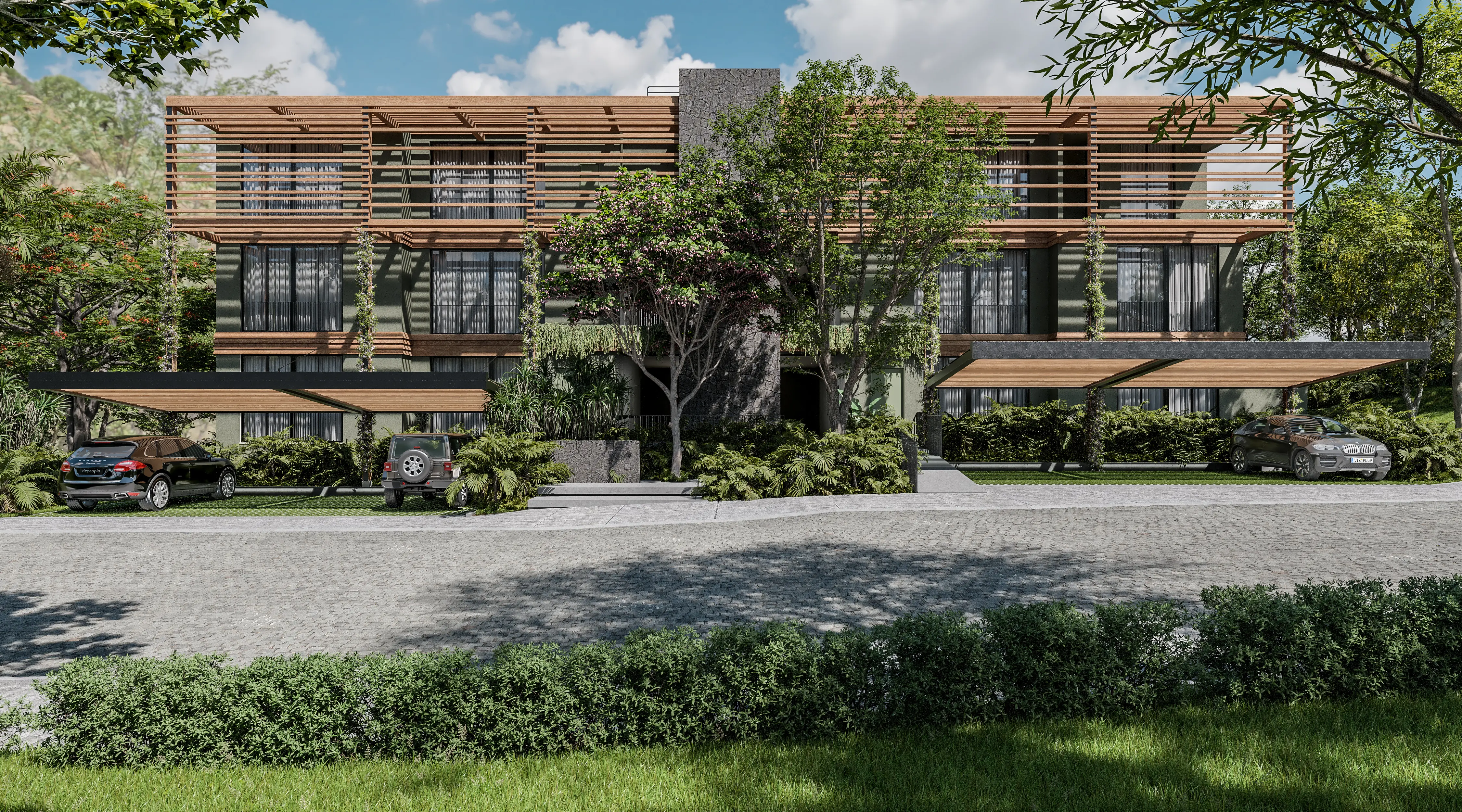 Front of the Condo Building